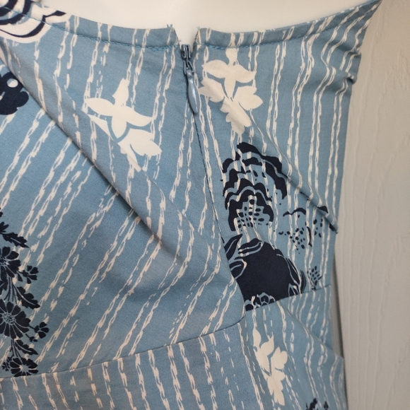 G.H. Bass & Co. Blue and White Floral Dress - Picture 5 of 9